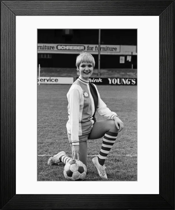 Framed Print : An extra player turned up for a training session with Crystal Palace FC today Framed Print : An extra player turned up for a training session with Crystal Palace FC today