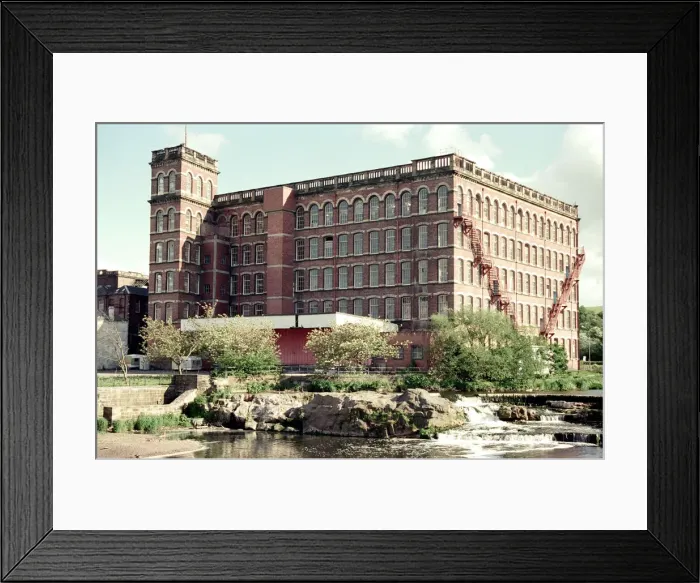 Framed Print : Paisley Anchor Mills, Paisley, Renfrewshire. 10th June 1994 Framed Print : Paisley Anchor Mills, Paisley, Renfrewshire. 10th June 1994