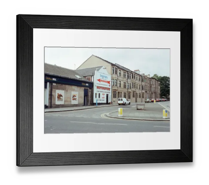 Framed Print : Alice Street, Paisley, Renfrewshire. 19th April 1995 Framed Print : Alice Street, Paisley, Renfrewshire. 19th April 1995
