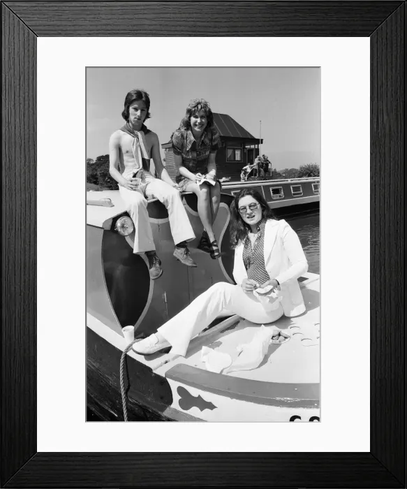 Framed Print : Take Me High 1973, filming on location in Wootton Wawen Framed Print : Take Me High 1973, filming on location in Wootton Wawen
