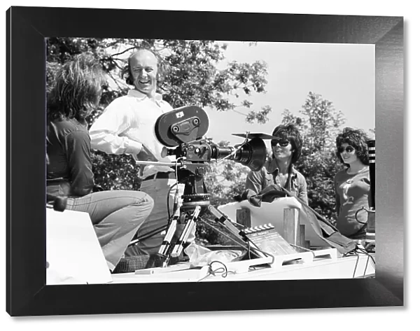 Take Me High 1973, filming on location in Wootton Wawen