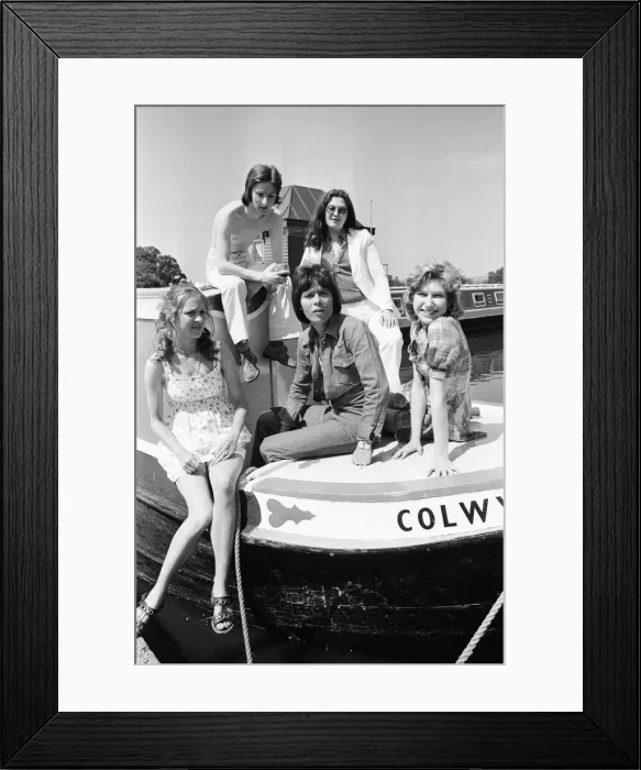 Framed Print : Take Me High 1973, filming on location in Wootton Wawen Framed Print : Take Me High 1973, filming on location in Wootton Wawen