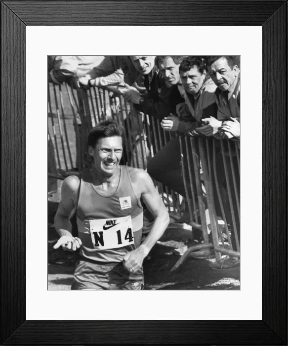 Framed Print : David Moorcroft OBE is a former middle-distance and long-distance runner from England Framed Print : David Moorcroft OBE is a former middle-distance and long-distance runner from England