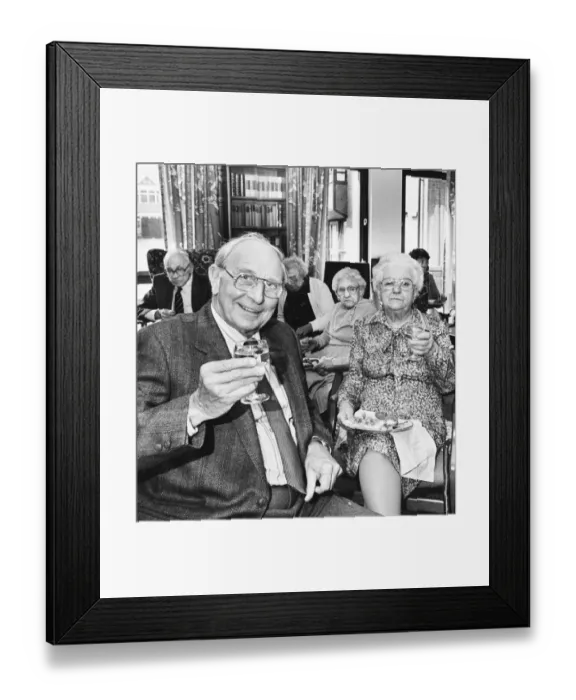 Framed Print : Jack Jones launched Coventry Housing Week by opening a new block of shelters flats for