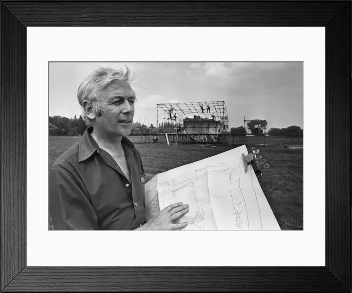 Framed Print : Entrepreneur and owner of the Marquee Club, Harold Pendleton seen here at Richfield Framed Print : Entrepreneur and owner of the Marquee Club, Harold Pendleton seen here at Richfield