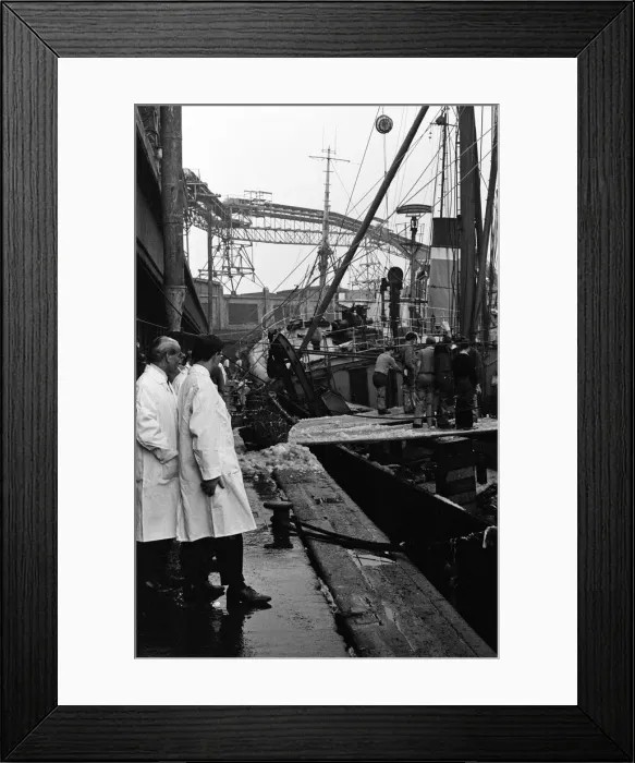 Framed Print : Grimsby fish market, Lincolnshire. 26th September 1963 Framed Print : Grimsby fish market, Lincolnshire. 26th September 1963