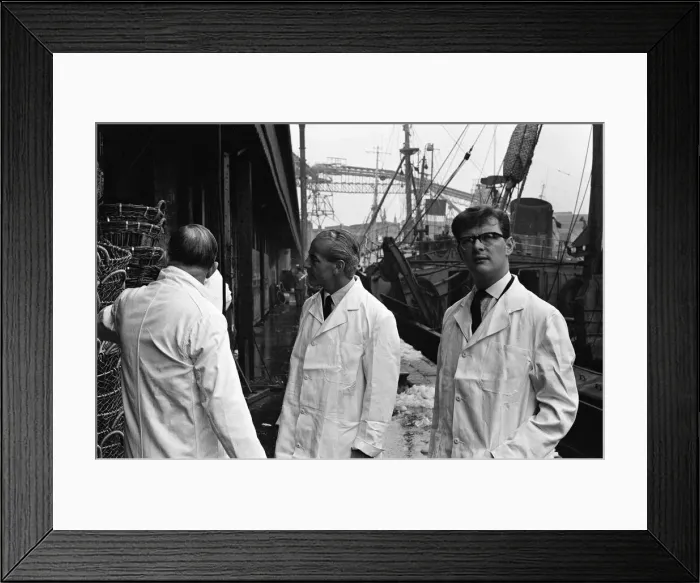 Framed Print : Grimsby fish market, Lincolnshire. 26th September 1963 Framed Print : Grimsby fish market, Lincolnshire. 26th September 1963
