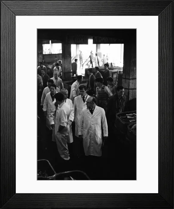 Framed Print : Grimsby fish market, Lincolnshire. 26th September 1963 Framed Print : Grimsby fish market, Lincolnshire. 26th September 1963
