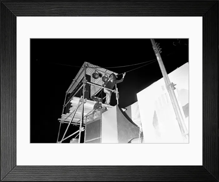 Framed Print : Arthur Brown, appearing at the very first properly named The Reading Festival in 1971