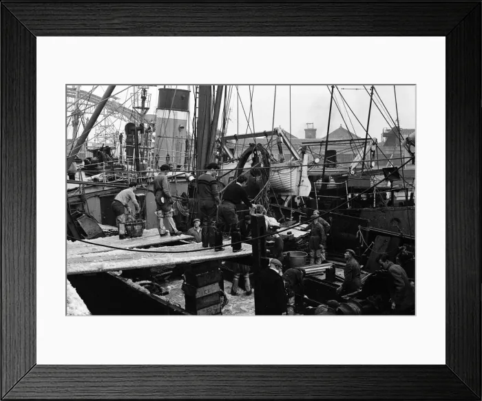 Framed Print : Grimsby fish market, Lincolnshire. 26th September 1963 Framed Print : Grimsby fish market, Lincolnshire. 26th September 1963