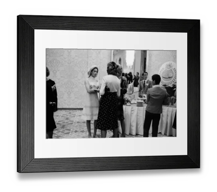 Framed Print : Princess Anne in Teheran. Queen Farah Diba (Empress) invited the queens