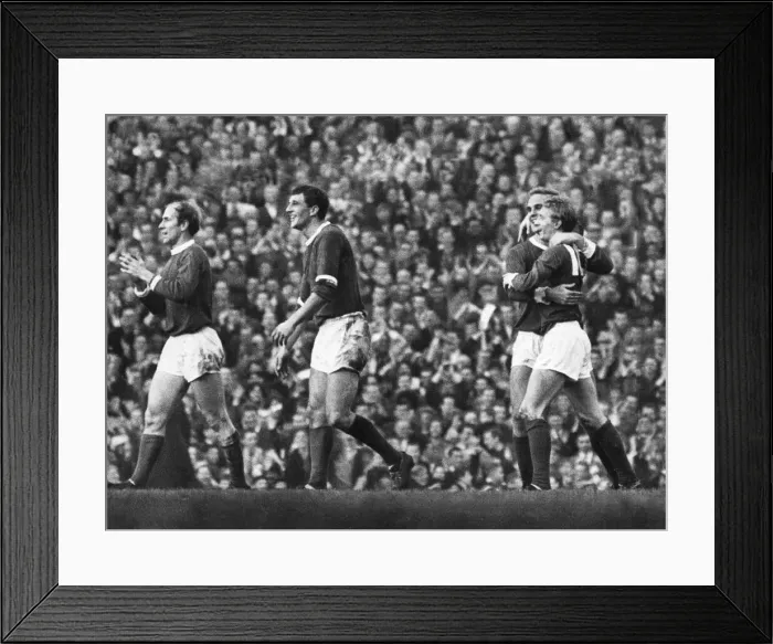 Framed Print : Manchester United v Tottenham Hotspur, at Old Trafford. Picture shows Bobby Framed Print : Manchester United v Tottenham Hotspur, at Old Trafford. Picture shows Bobby