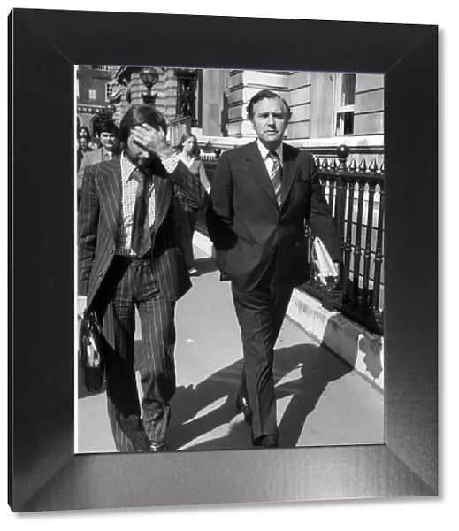 John Stonehouse with his solicitor at Bow Street Court, London - September 1975