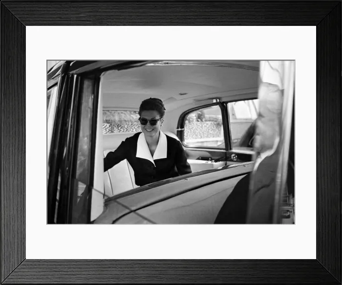 Framed Print : Princess Grace of Monaco arrives and London Airport. 13th June 1966 Framed Print : Princess Grace of Monaco arrives and London Airport. 13th June 1966