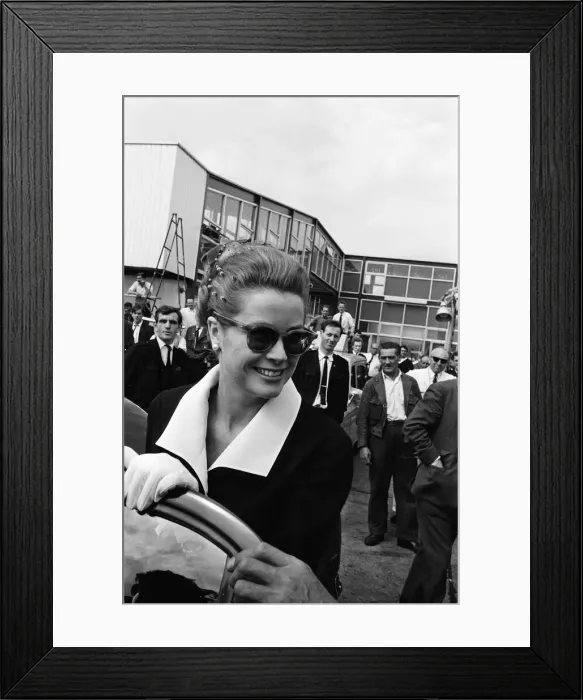 Framed Print : Princess Grace of Monaco arrives and London Airport. 13th June 1966 Framed Print : Princess Grace of Monaco arrives and London Airport. 13th June 1966