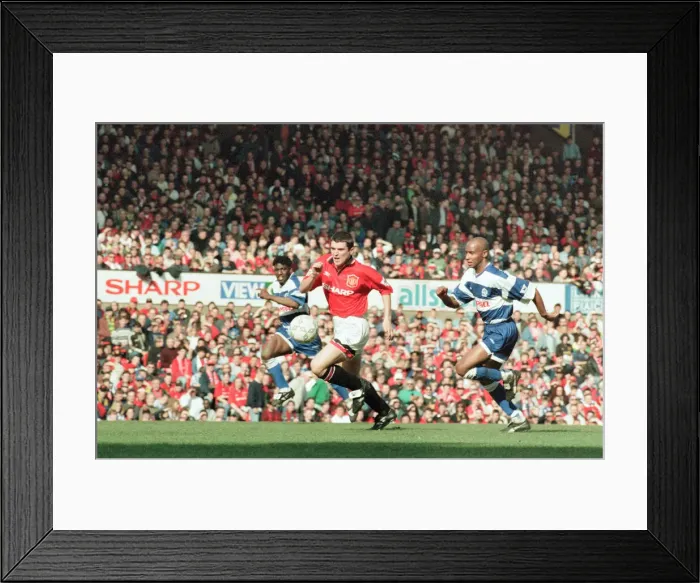 Framed Print : Manchester United 2-0 QPR, FA Cup Quarter Final match action, Old Trafford