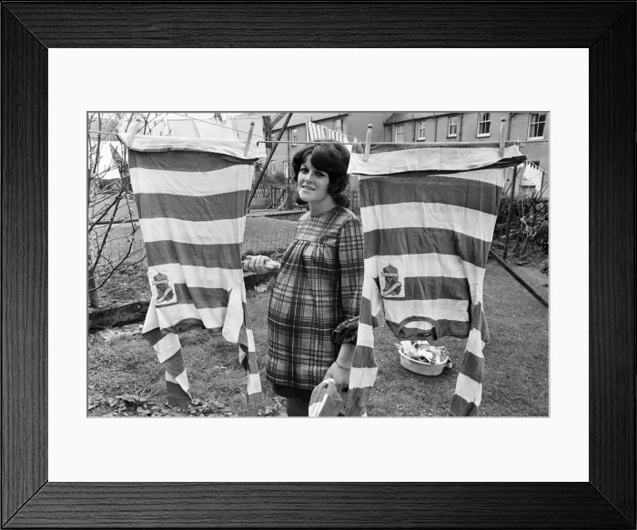 Framed Print : Scotlands top lady footballers will leave their Captain on the touchline when they Framed Print : Scotlands top lady footballers will leave their Captain on the touchline when they