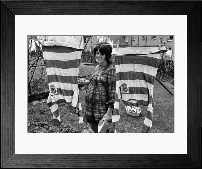 Framed Print : Scotlands top lady footballers will leave their Captain on the touchline when they Framed Print : Scotlands top lady footballers will leave their Captain on the touchline when they