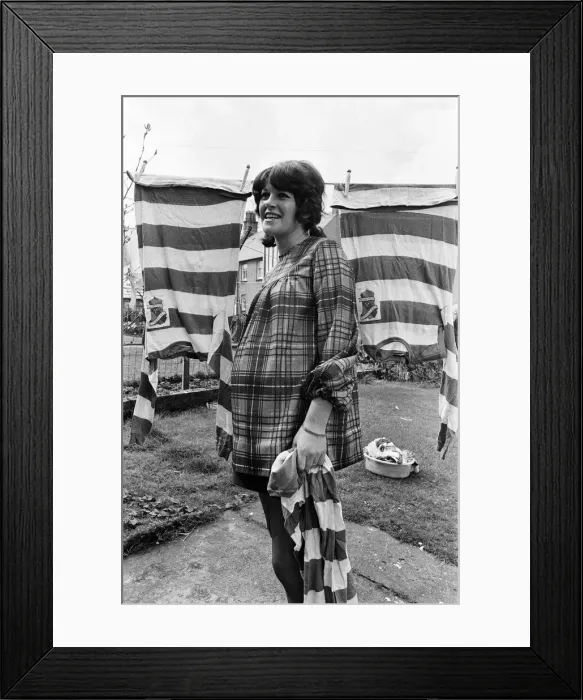 Framed Print : Scotlands top lady footballers will leave their Captain on the touchline when they Framed Print : Scotlands top lady footballers will leave their Captain on the touchline when they