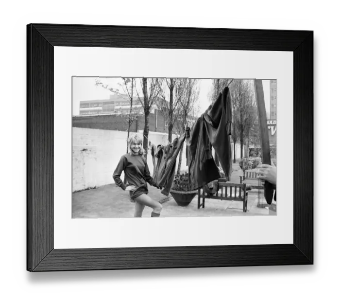 Framed Print : 22-year-old Karen Adamson, the new mascot for Leigh Borough Football Club Framed Print : 22-year-old Karen Adamson, the new mascot for Leigh Borough Football Club