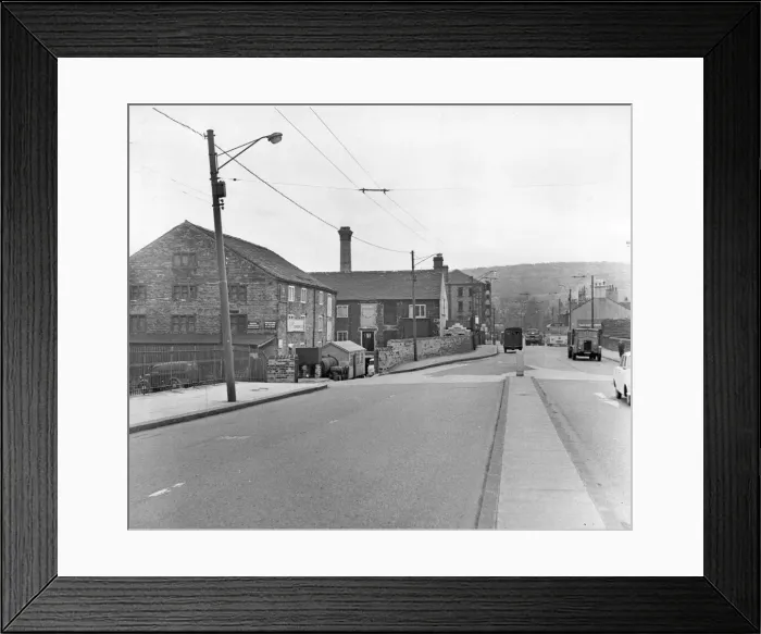Framed Print : Wakefield Road looking towards Aspley, Huddersfield Circa June 1965 Framed Print : Wakefield Road looking towards Aspley, Huddersfield Circa June 1965