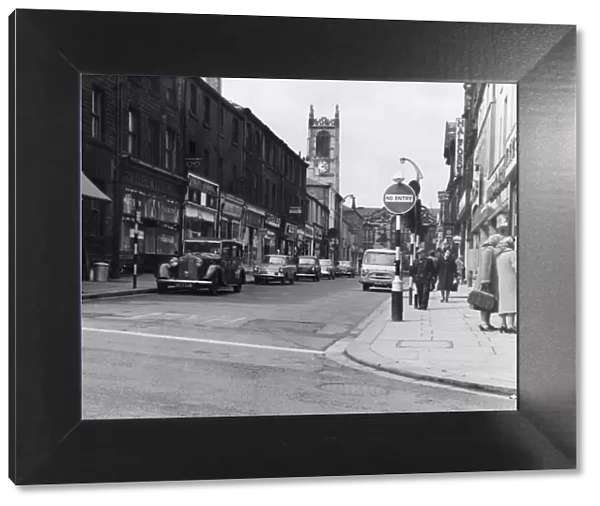 Cross Church Street seen from Kins Street Huddersfield Circa June 1965