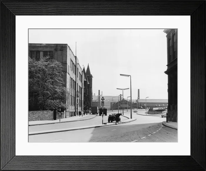 Framed Print : Queens Street South, Huddersfield Circa June 1965 Framed Print : Queens Street South, Huddersfield Circa June 1965