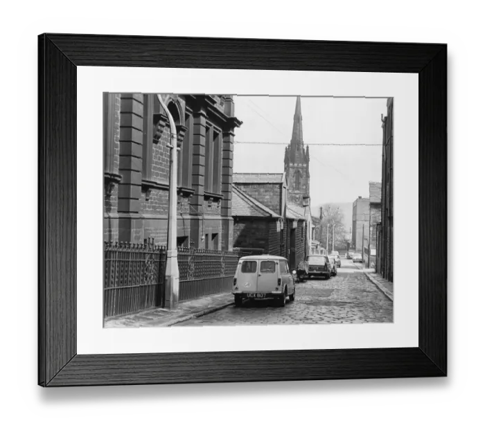 Framed Print : Back Ramsden Street, Huddersfield Circa June 1965 Framed Print : Back Ramsden Street, Huddersfield Circa June 1965
