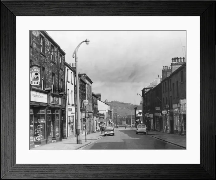 Framed Print : King Street Huddersfield Circa June 1965 Framed Print : King Street Huddersfield Circa June 1965