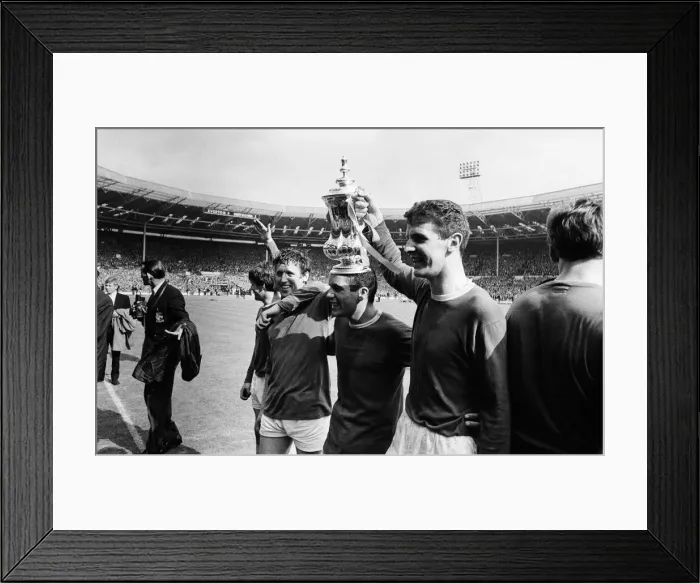 Framed Print : 1966 FA Cup final at Wembley stadium. Everton 3 v Sheffield Wednesday 2 Framed Print : 1966 FA Cup final at Wembley stadium. Everton 3 v Sheffield Wednesday 2