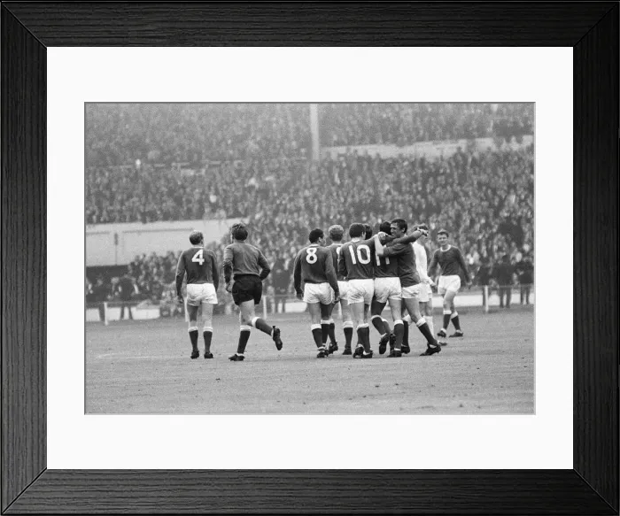 Framed Print : 1966 FA Cup Final at Wembley stadium. Everton 3 v Sheffield Wednesday 2 Framed Print : 1966 FA Cup Final at Wembley stadium. Everton 3 v Sheffield Wednesday 2
