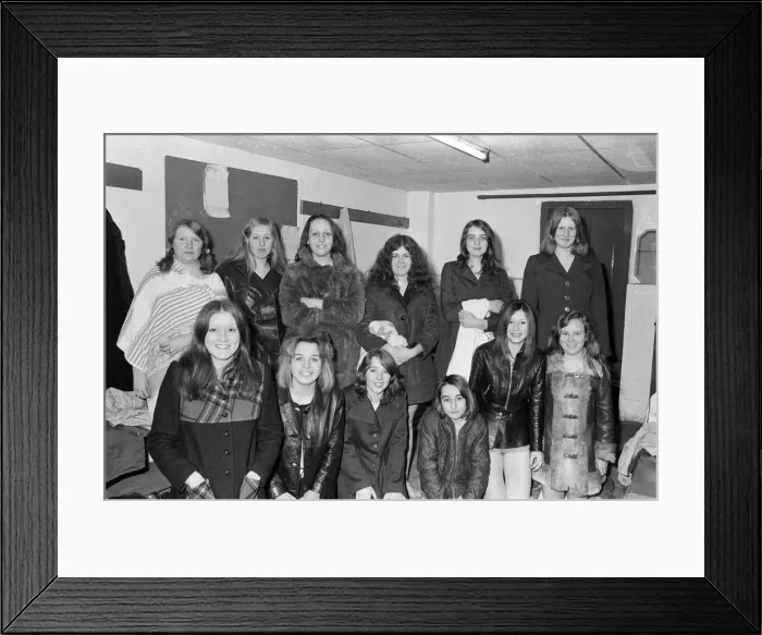 Framed Print : The Orient Ladies Football Club, who play in the South East England Ladies Football