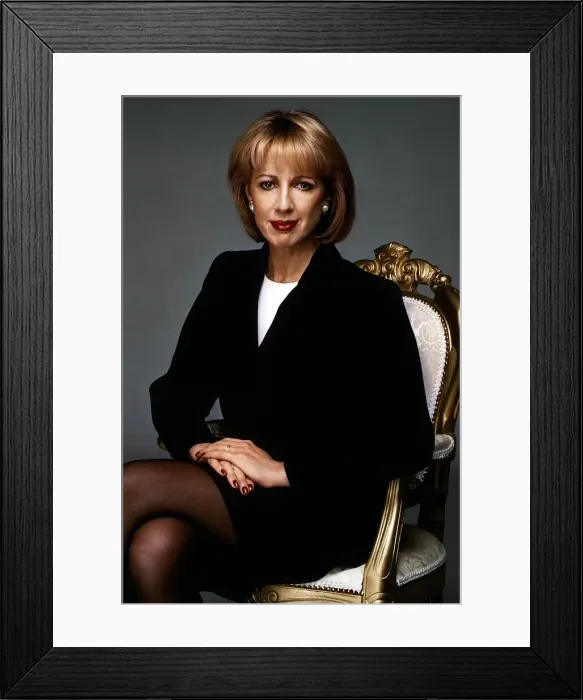 Framed Print : Bridget Rowe Editor of the People Dbase A©Mirrorpix