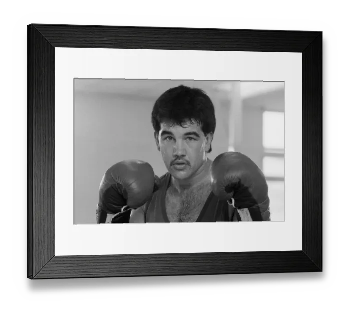 Framed Print : Jimmy Moran, aged 23 years, from Redditch, will be boxing in the George Wimpey Senior ABA
