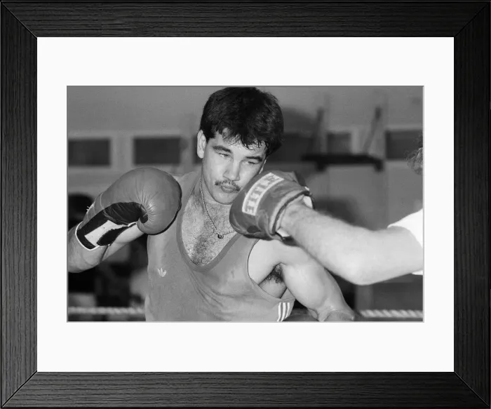 Framed Print : Jimmy Moran, aged 23 years, from Redditch, will be boxing in the George Wimpey Senior ABA Framed Print : Jimmy Moran, aged 23 years, from Redditch, will be boxing in the George Wimpey Senior ABA