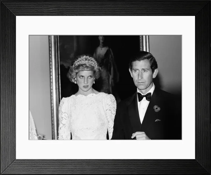 Framed Print : Prince Charles, Prince of Wales and Diana, Princess of Wales at the British Framed Print : Prince Charles, Prince of Wales and Diana, Princess of Wales at the British