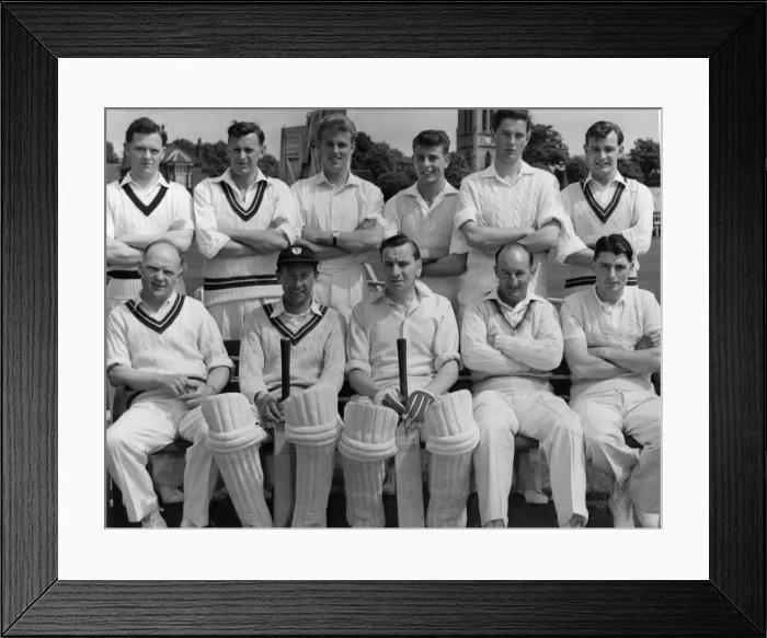 Framed Print : Stourbridge Cricket Club, Team Photo, Memorial Ground, High Street, Amblecote Framed Print : Stourbridge Cricket Club, Team Photo, Memorial Ground, High Street, Amblecote