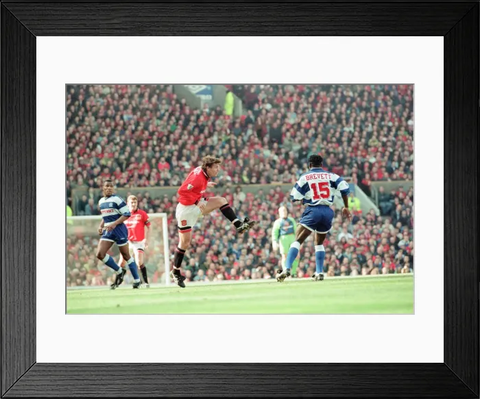 Framed Print : Manchester United 2-0 QPR, FA Cup Quarter Final match action, Old Trafford