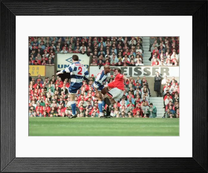 Framed Print : Manchester United 2-0 QPR, FA Cup Quarter Final match action, Old Trafford Framed Print : Manchester United 2-0 QPR, FA Cup Quarter Final match action, Old Trafford