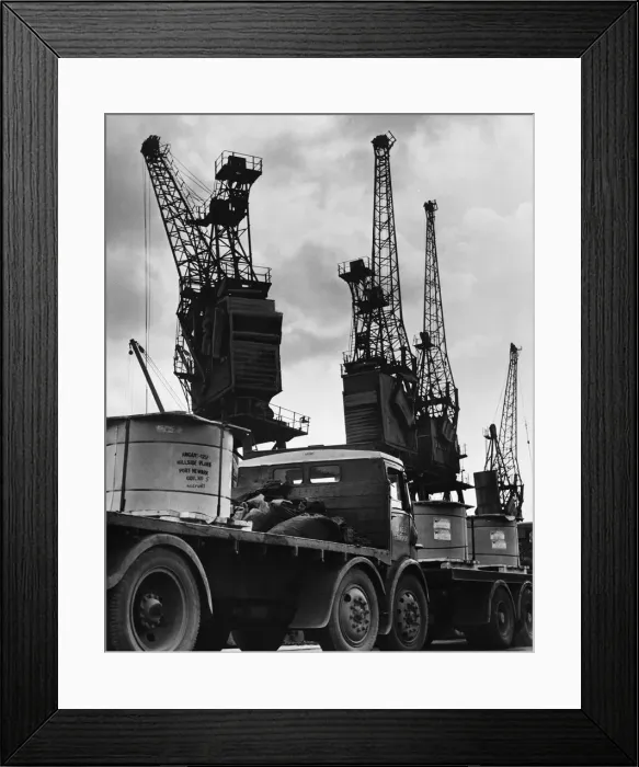 Framed Print : Swansea Docks is the collective name for several docks in Swansea, Wales Framed Print : Swansea Docks is the collective name for several docks in Swansea, Wales