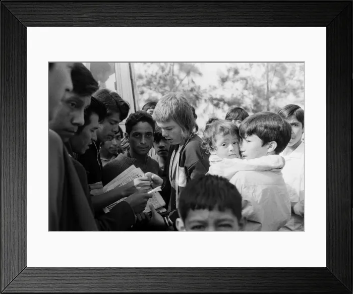 Framed Print : The British Womens football team. Pictured in Mexico City Framed Print : The British Womens football team. Pictured in Mexico City