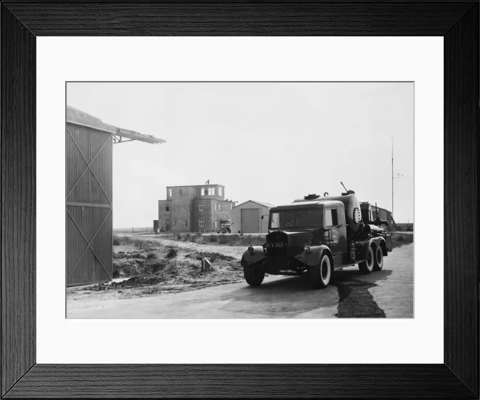 Framed Print : Swansea Airport was built on what was originally common land during the Second World War Framed Print : Swansea Airport was built on what was originally common land during the Second World War