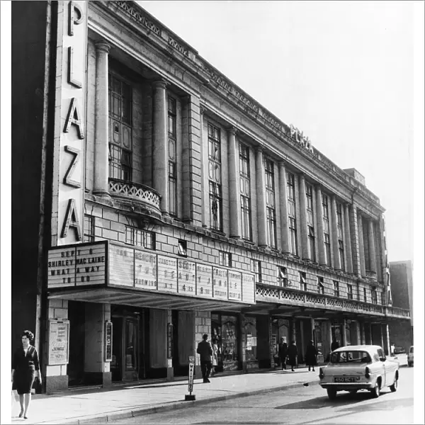 The Plaza Cinema, 71 Kingsway Swansea South Wales in 1964