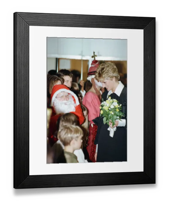 Framed Print : The Princess of Wales, Princess Diana, in her capacity as Patron Framed Print : The Princess of Wales, Princess Diana, in her capacity as Patron