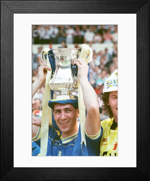 Framed Print : Liverpool verses Wimbledon. FA Cup final at Wembley Stadium Framed Print : Liverpool verses Wimbledon. FA Cup final at Wembley Stadium
