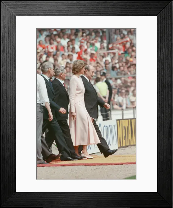 Framed Print : Liverpool verses Wimbledon. FA Cup final at Wembley Stadium Framed Print : Liverpool verses Wimbledon. FA Cup final at Wembley Stadium