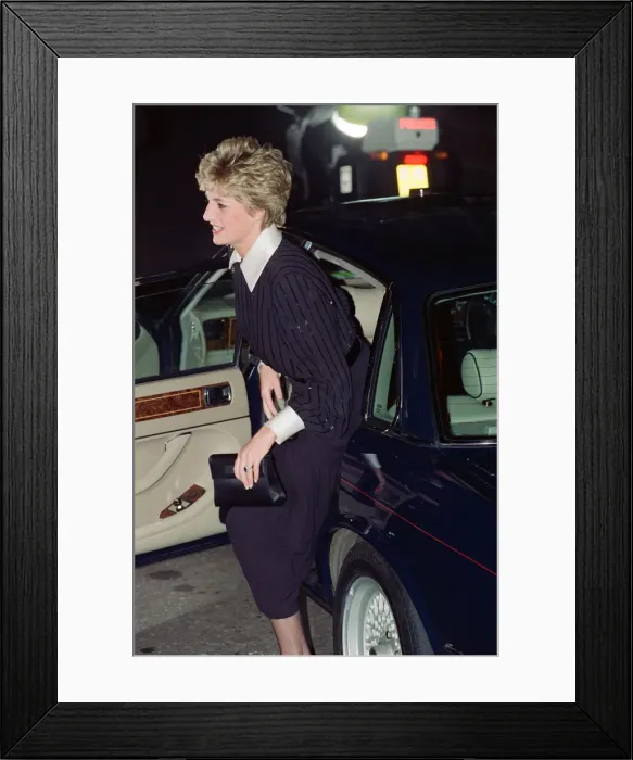 Framed Print : The Princess of Wales, Princess Diana, in her capacity as Patron