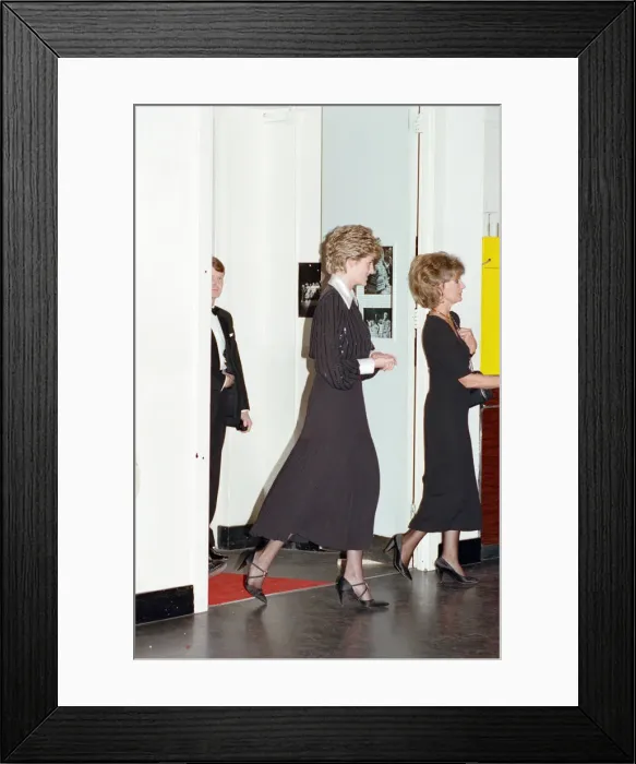 Framed Print : The Princess of Wales, Princess Diana, in her capacity as Patron
