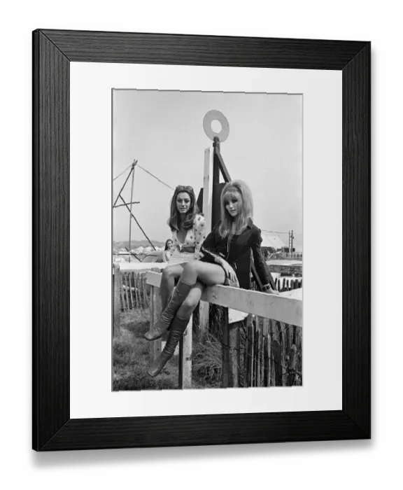 Framed Print : The Jazz and Pop Festival, held at Plumpton Racecourse, East Sussex