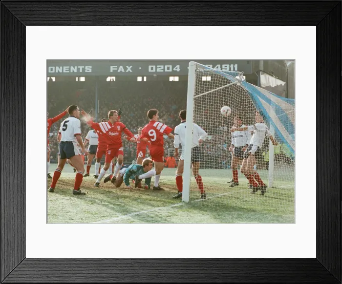 Framed Print : FA Cup 3rd round. Bolton Wanderers v Liverpool. Burnden Park, Bolton. Final score 2-2 Framed Print : FA Cup 3rd round. Bolton Wanderers v Liverpool. Burnden Park, Bolton. Final score 2-2